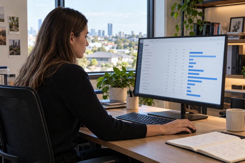 Website Analyst Reviewing Internal Search Activity
